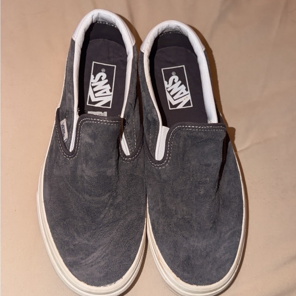 Vans Gray Slip-On Shoes